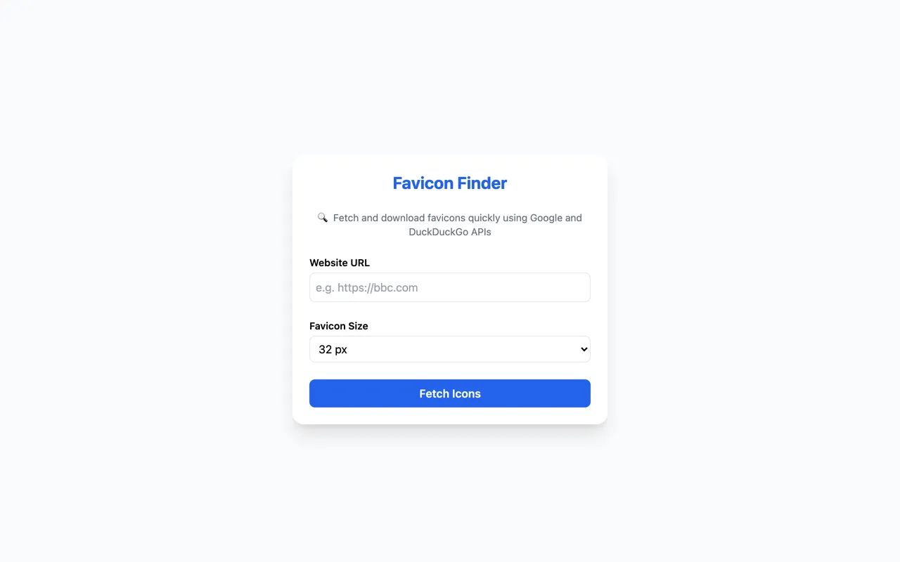 Favicon Finder