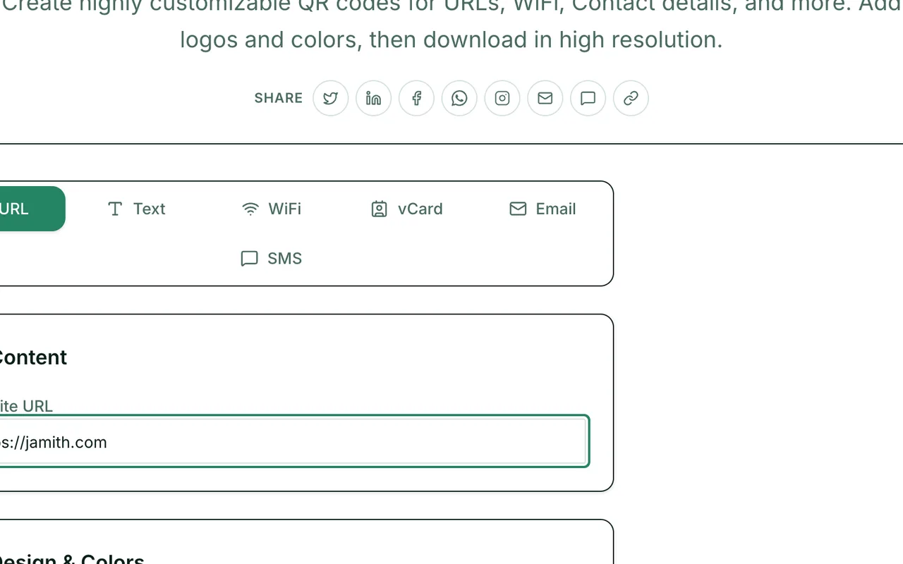 QR Code Generator